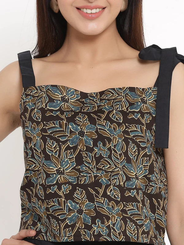 COTTON PRINTED REGULAR TOP & PALAZZO SET