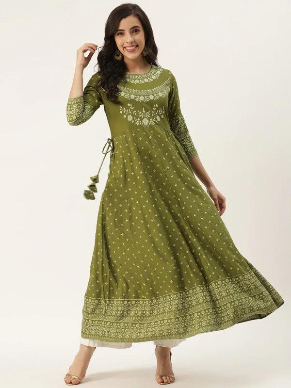 ANARKALI PRINTED KURTA