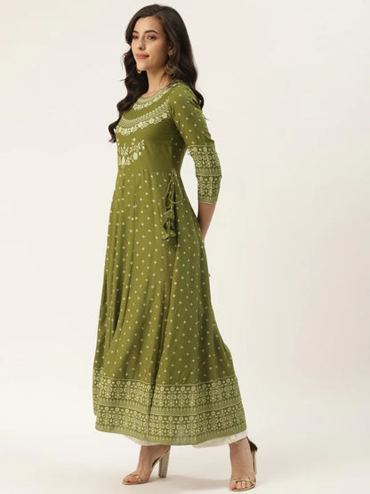 ANARKALI PRINTED KURTA