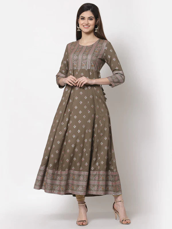 ANARKALI PRINTED KURTA