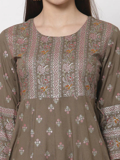 ANARKALI PRINTED KURTA