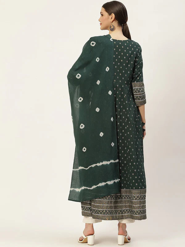 FLARED PRINTED KURTA