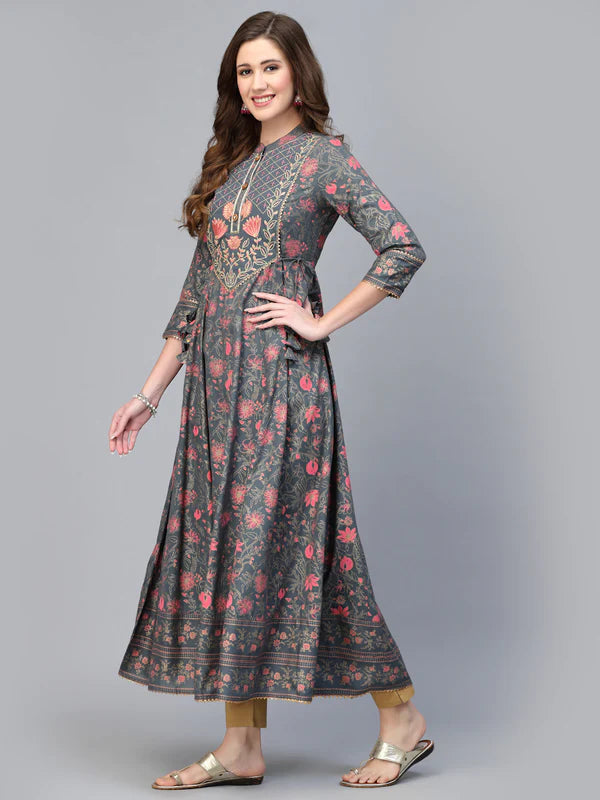 ANARKALI PRINTED KURTA