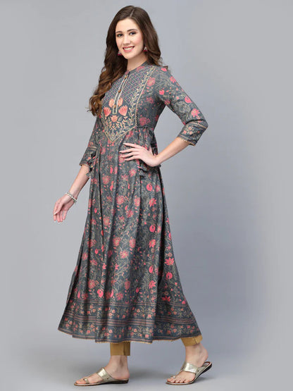 ANARKALI PRINTED KURTA