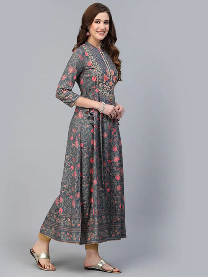 ANARKALI PRINTED KURTA