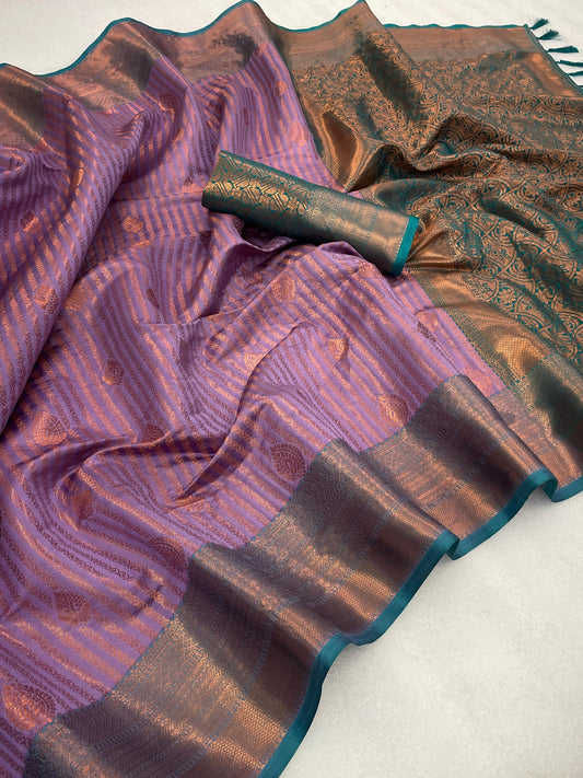 Kubera Pattu Kanchi Silk Saree