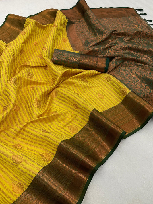 Kubera Pattu Kanchi Silk Saree