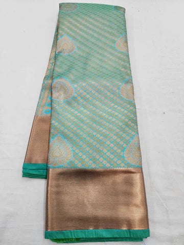 KANCHIPURAM BLENDED BRIDAL SILK SAREES