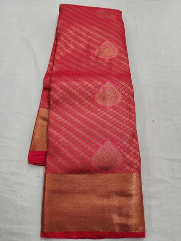 KANCHIPURAM BLENDED BRIDAL SILK SAREES