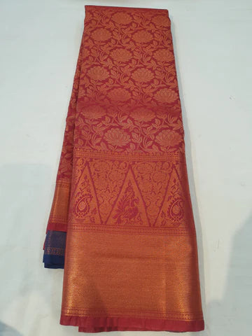 KANCHIPURAM BLENDED BRIDAL SILK SAREES