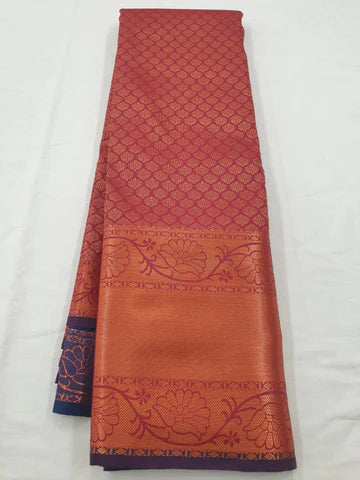 KANCHIPURAM BLENDED BRIDAL SILK SAREES