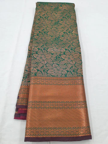 KANCHIPURAM BLENDED BRIDAL SILK SAREES