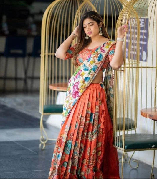 Kalamkari Lehenga Choli