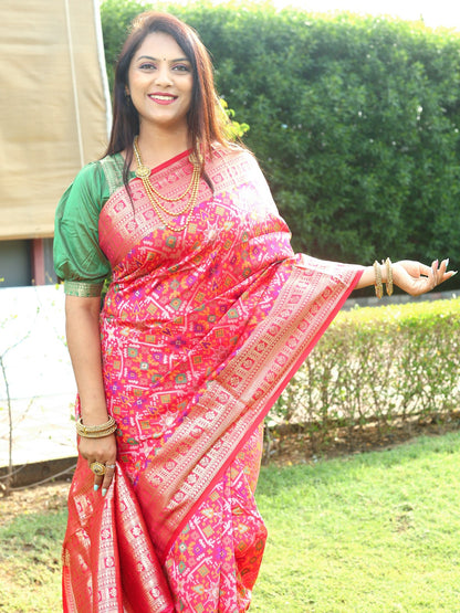 IKKAT PATOLA SILK SAREE