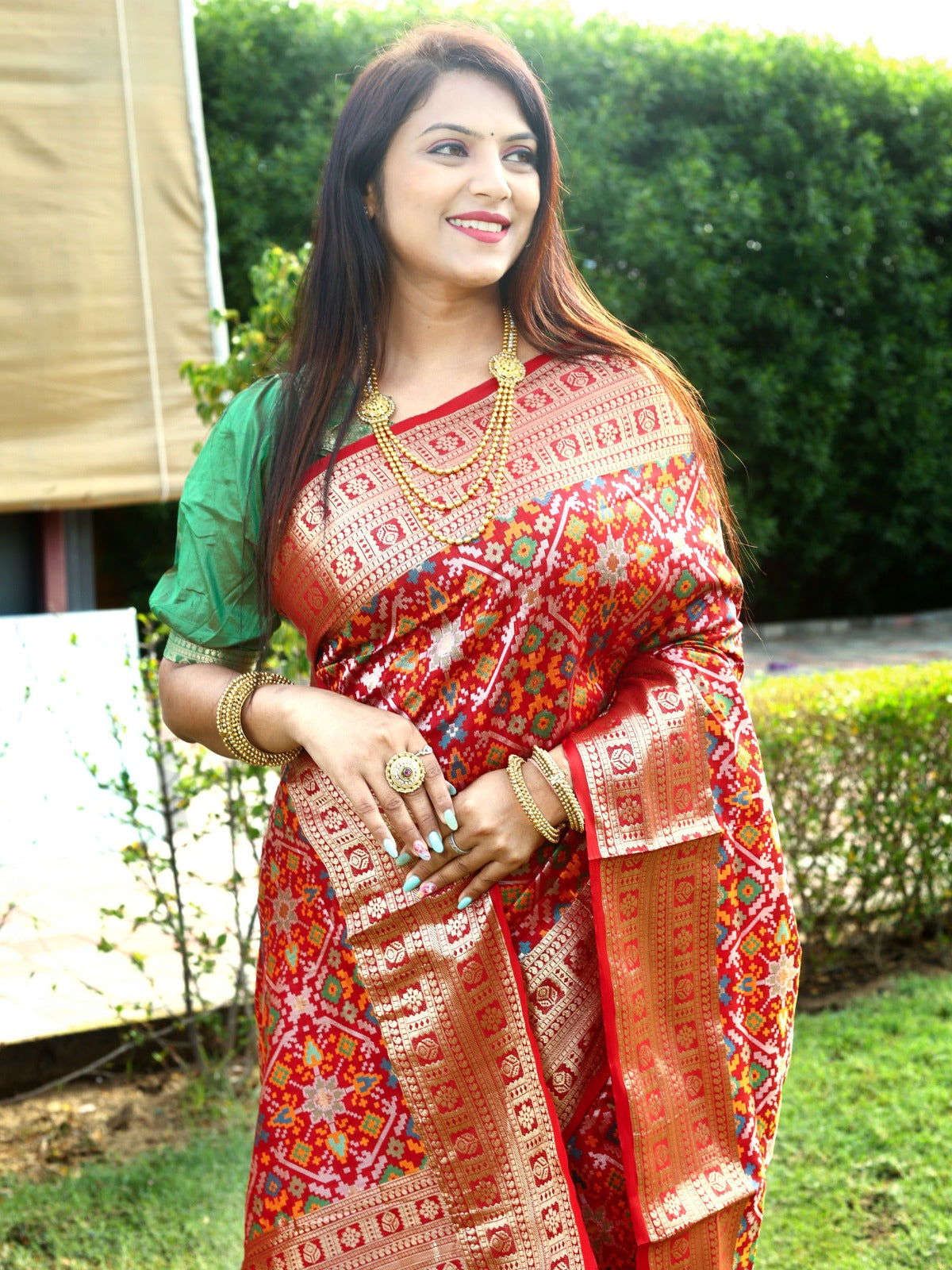 IKKAT PATOLA SILK SAREE