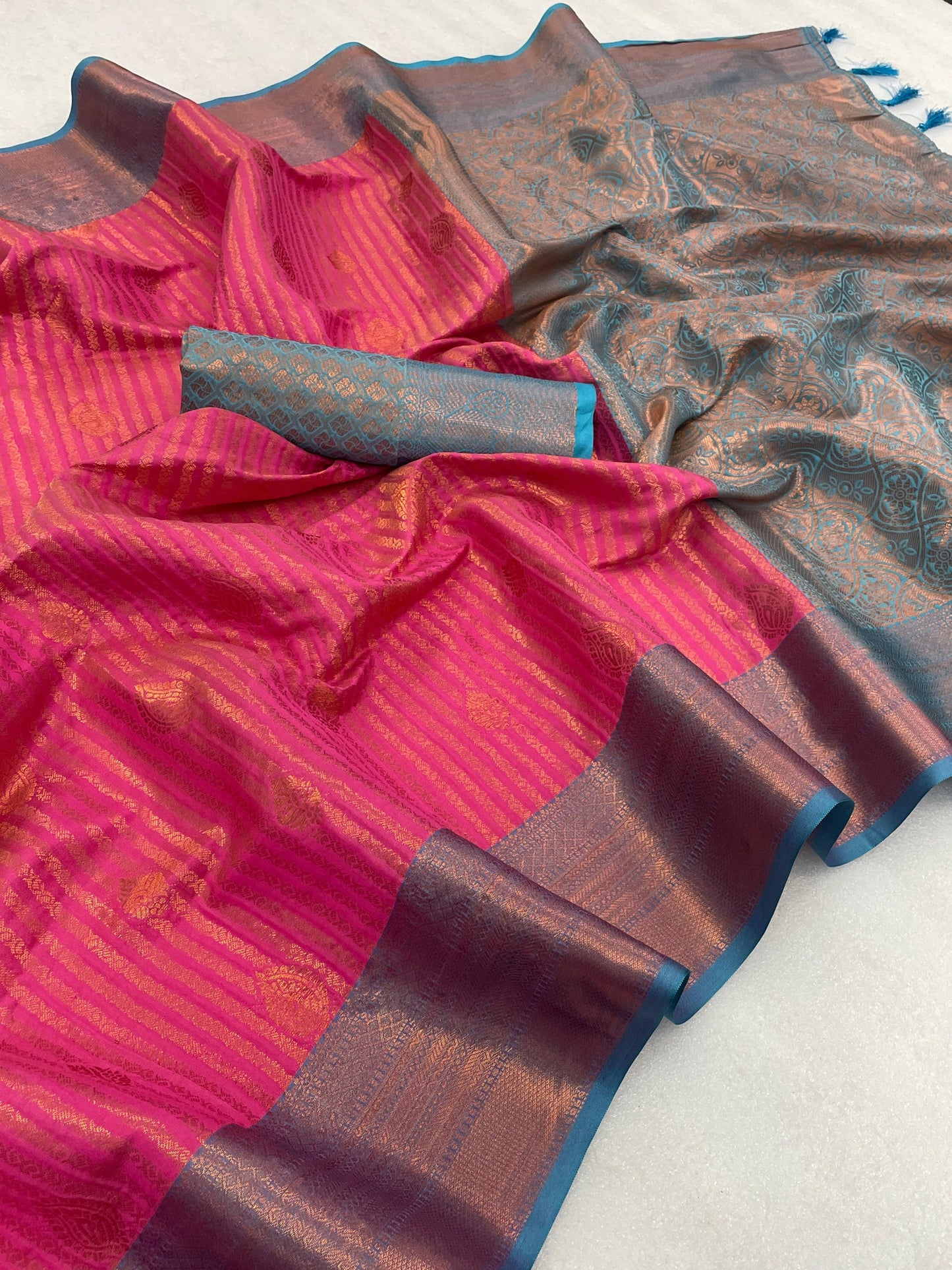 Kubera Pattu Kanchi Silk Saree