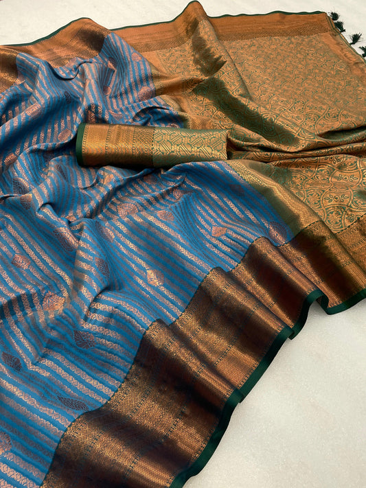 Kubera Pattu Kanchi Silk Saree