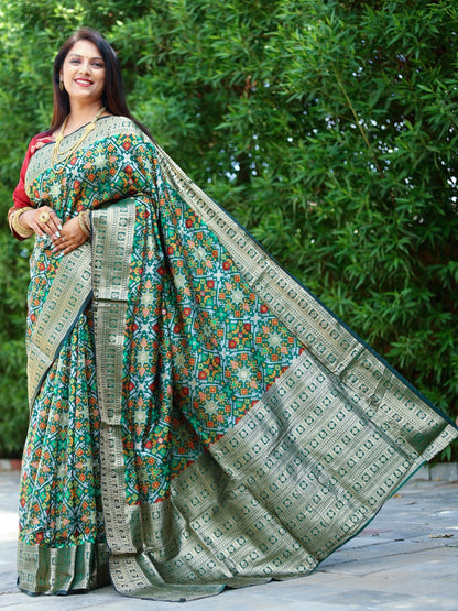 IKKAT PATOLA SILK SAREE