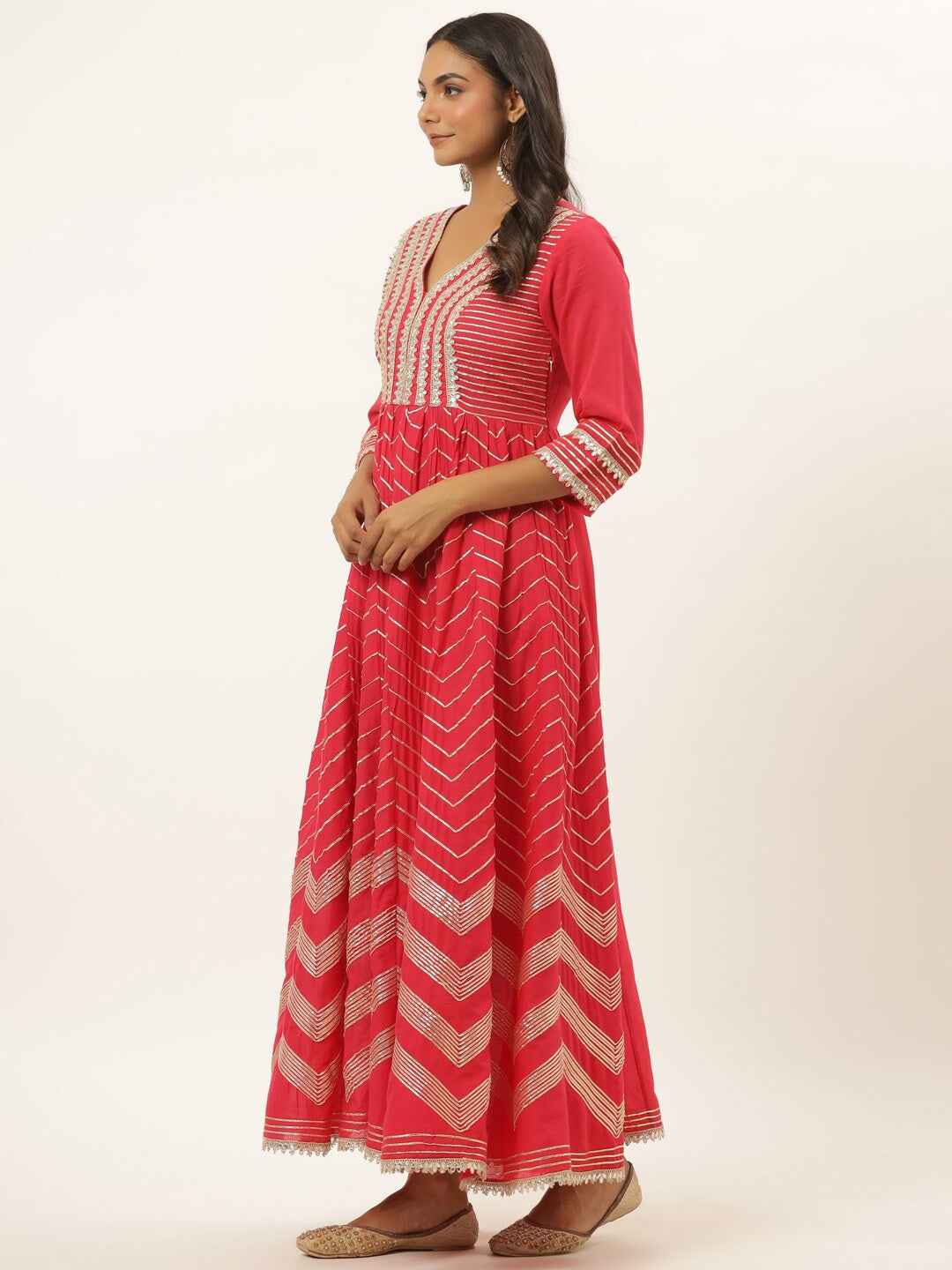 Fuchsia Maxi Dress-Yufta Store-6005DRSRDM