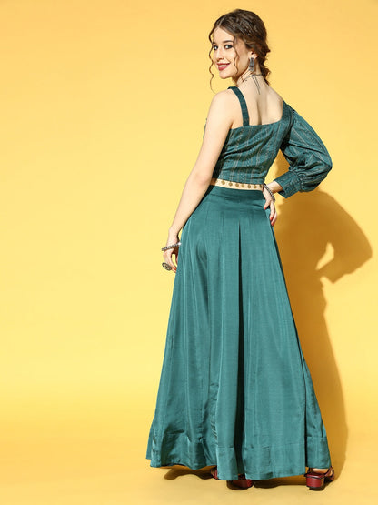 Green & Beige Co-Ords-Yufta Store-9607CRDTGXS