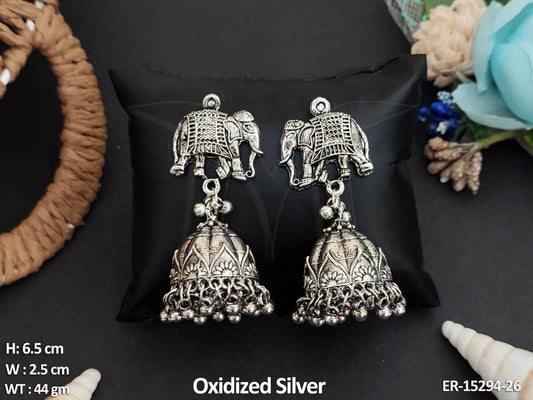 Oxidized Jewellery Fancy Style Earrings