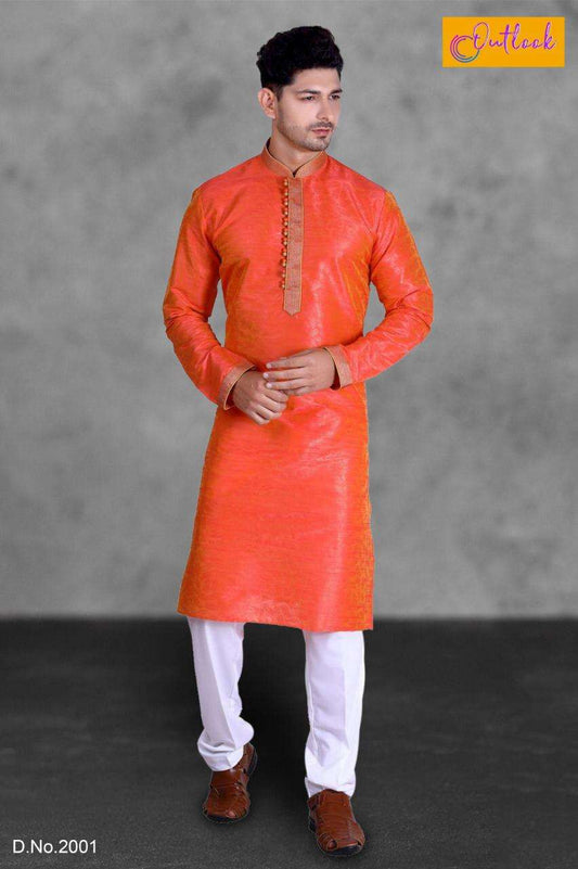 Pure Art Silk Kurta Orchids Boutique