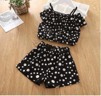 Summer Children Clothes Big Bow T-Shirt Shorts Clothing Set Orchids Boutique