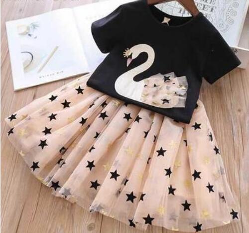 Summer Children Clothes Big Bow T-Shirt Shorts Clothing Set Orchids Boutique