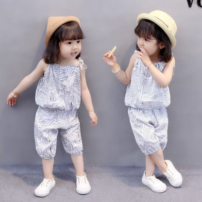 Summer Girl Camisole Kids Two Piece Set Orchids Boutique