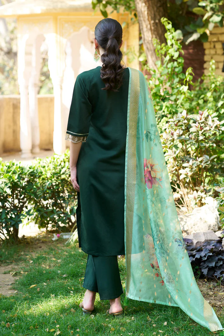 Women Kurta and Pant Viscose Rayon Fabric