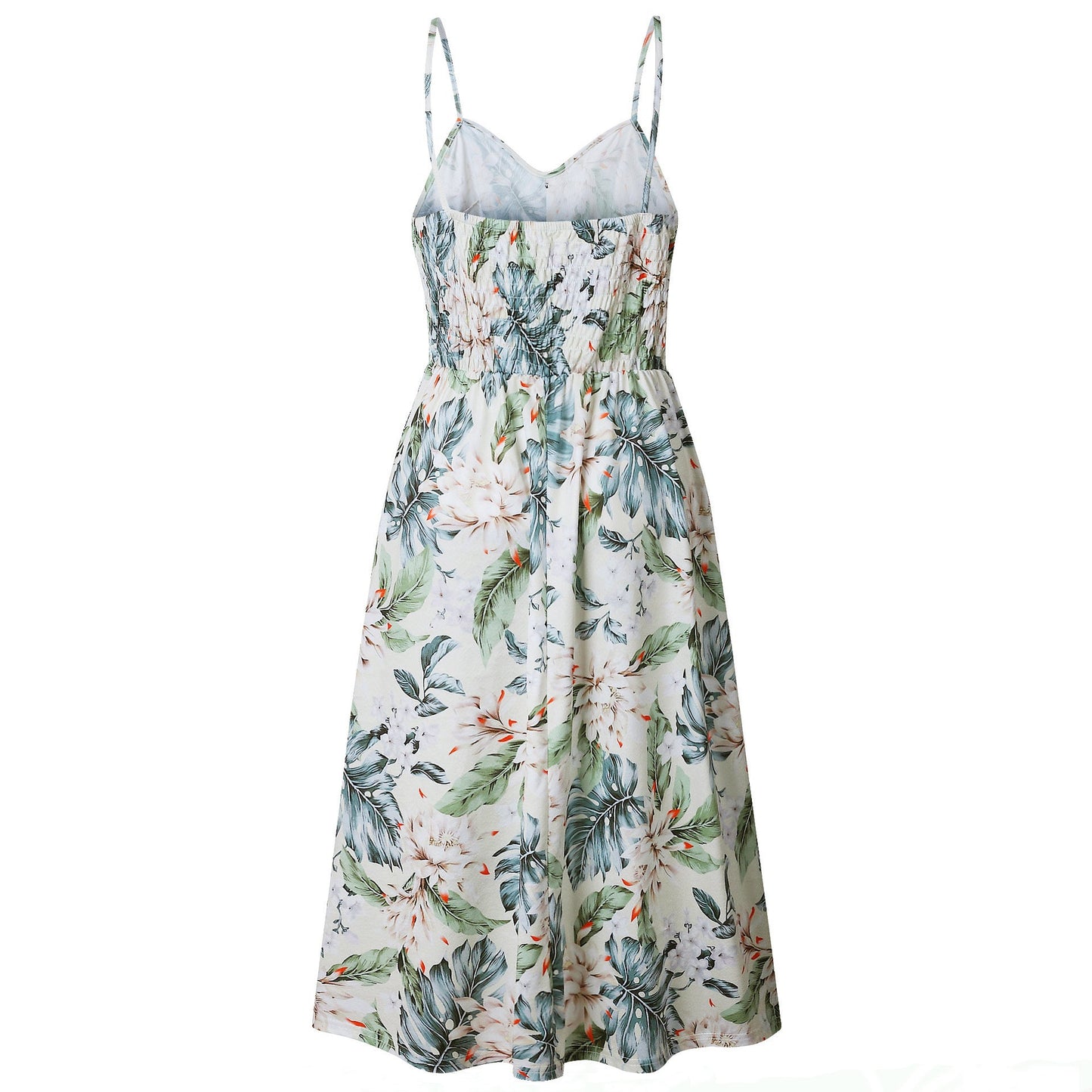 Women's Fashion Suspenders Floral Dress Orchids Boutique