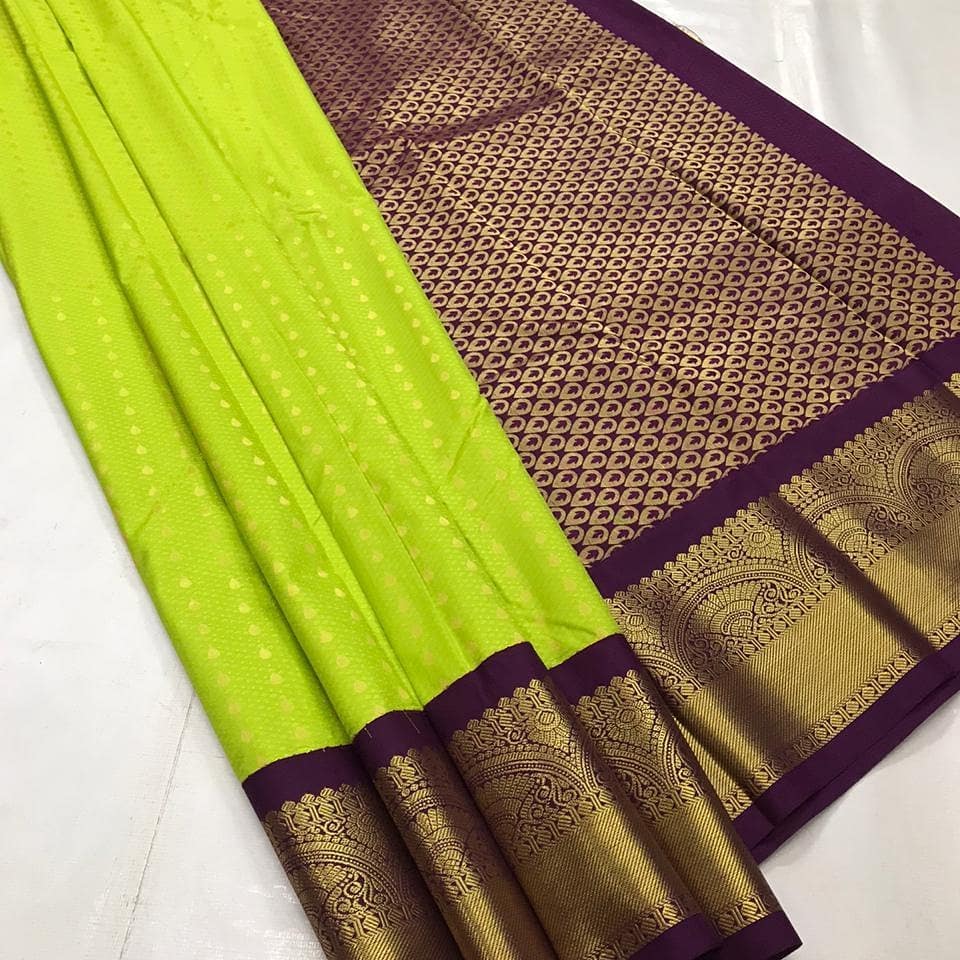 Zari Butta Silk Saree Orchids Boutique