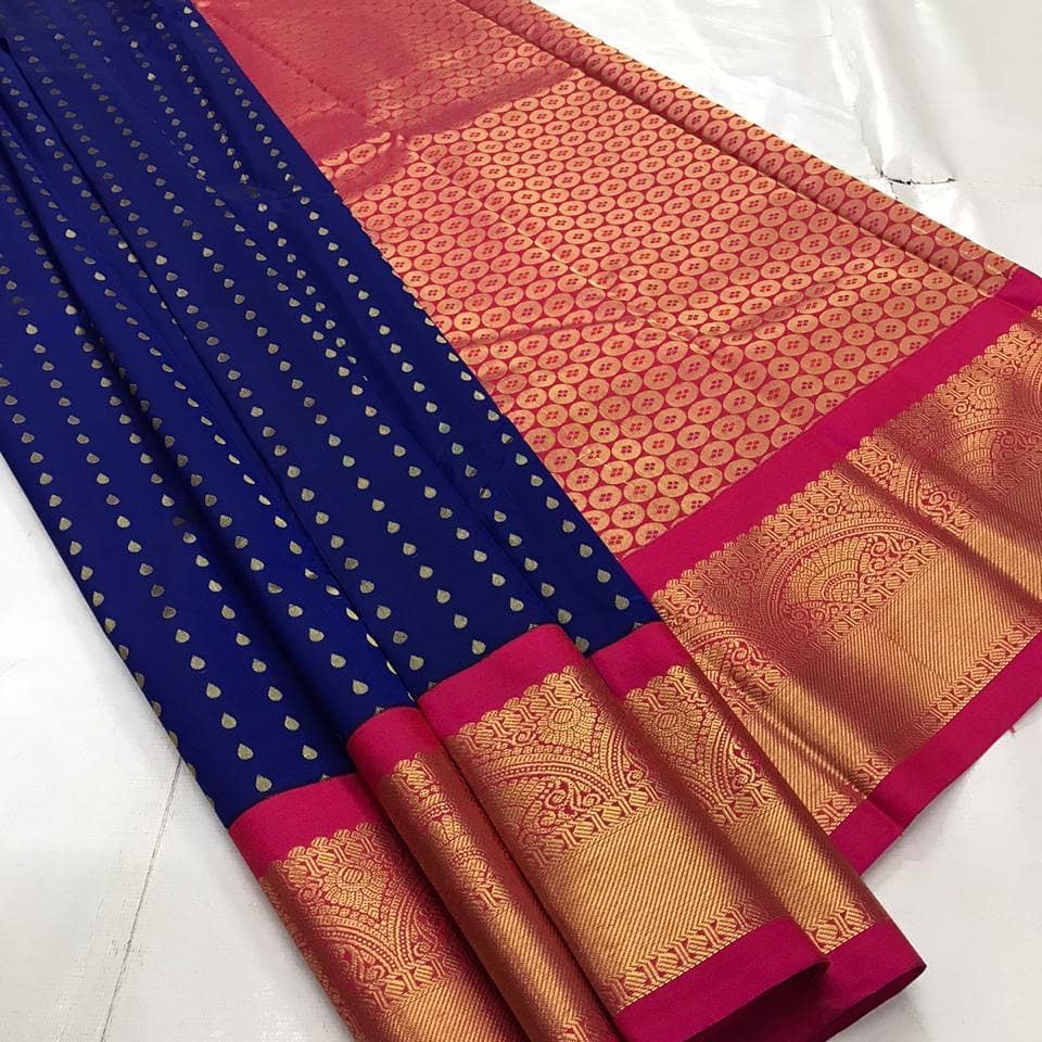 Zari Butta Silk Saree Orchids Boutique