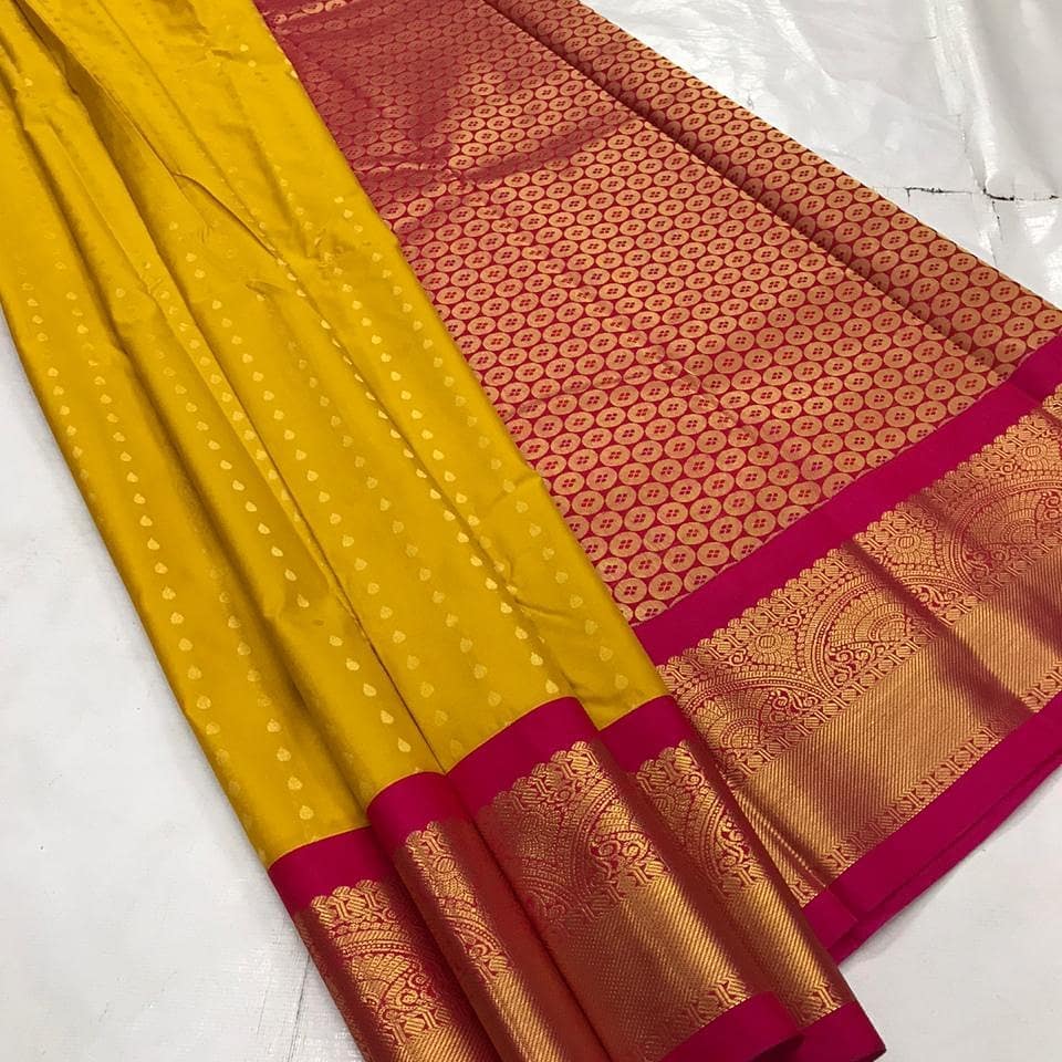 Zari Butta Silk Saree Orchids Boutique