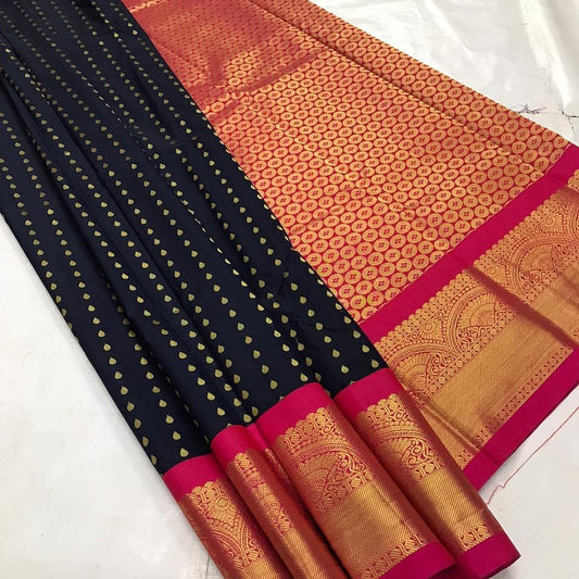 Zari Butta Silk Saree Orchids Boutique