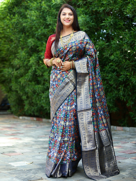 IKKAT PATOLA SILK SAREE