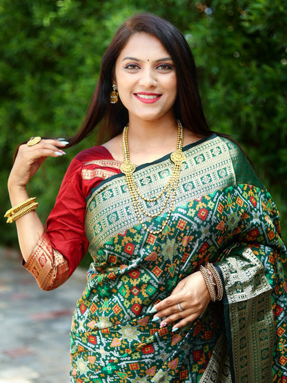 IKKAT PATOLA SILK SAREE