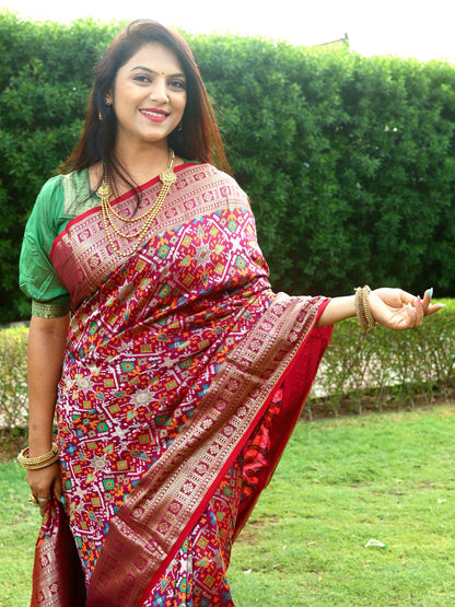 IKKAT PATOLA SILK SAREE