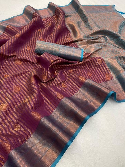 Kubera Pattu Kanchi Silk Saree