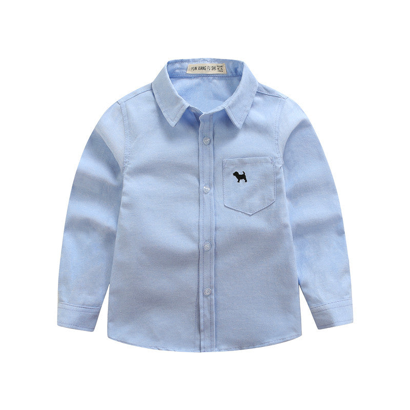 Children's Shirts Boys' Long-sleeved Shirts Orchids Boutique