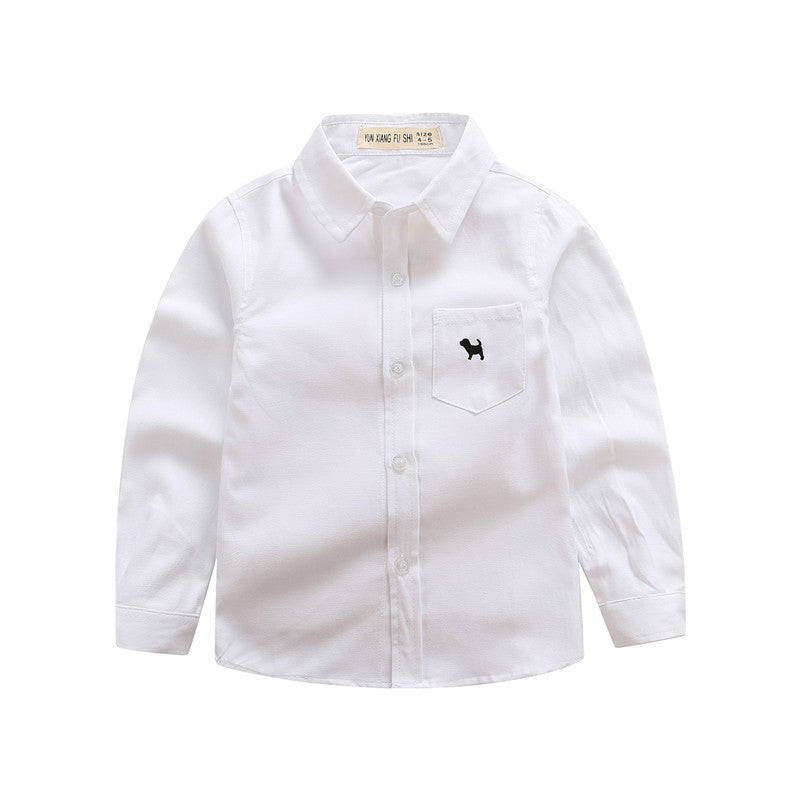 Children's Shirts Boys' Long-sleeved Shirts Orchids Boutique