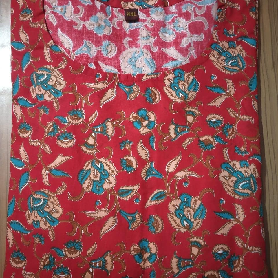 Cotton Printed Maternity & Feeding Kurti Orchids Boutique