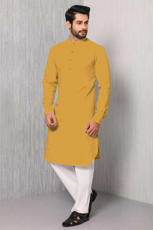 Khadi Cotton Solid Kurta Orchids Boutique