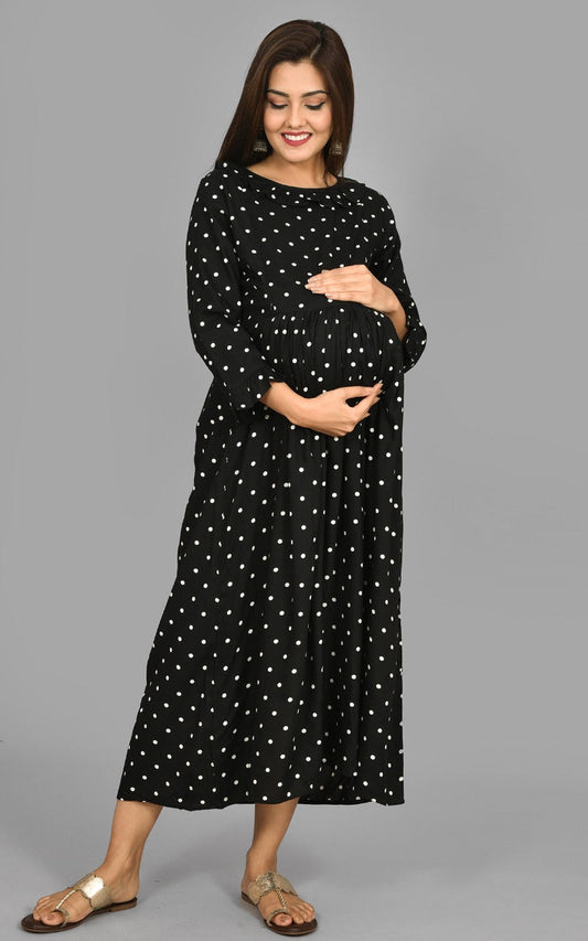 Maternity Nursing Maxi Dress Orchids Boutique